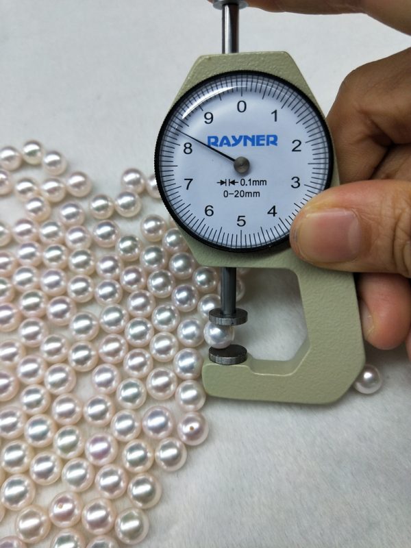 8-8.5mm seawater akoya pearl beads for making earrings - Image 2