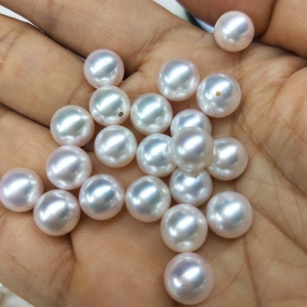 8-8.5mm seawater akoya pearl beads for making earrings - Image 3