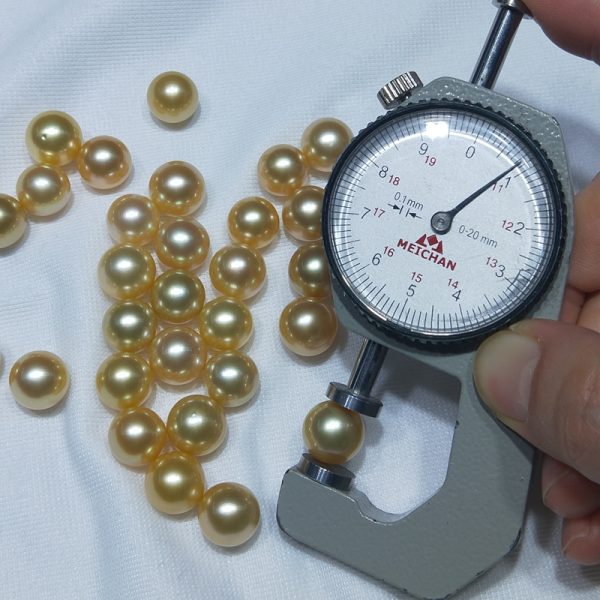 fine quality 10mm south sea golden loose pearl beads for wholesale - Image 4