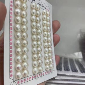 natural freshwater button pearls