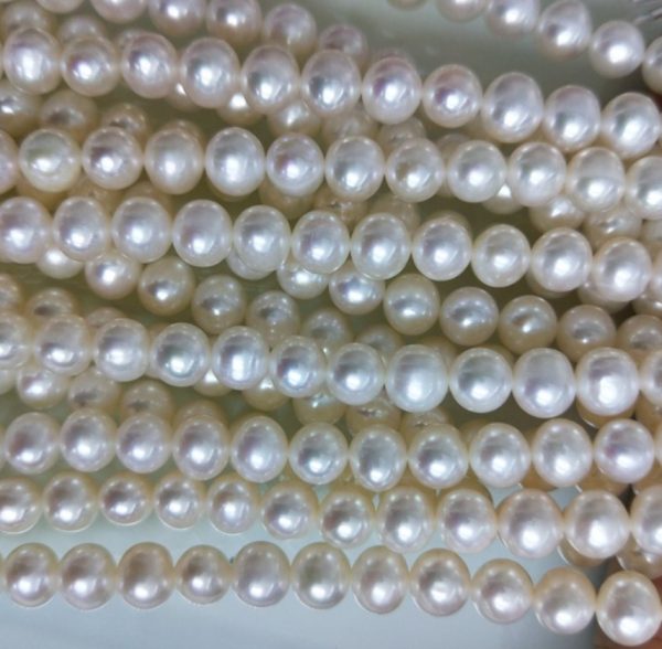 9mm Classic round pearl necklace strands for customized jewelry designs - Image 5
