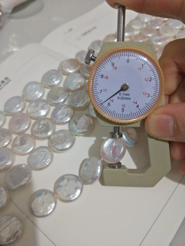 large coin shaped pearls