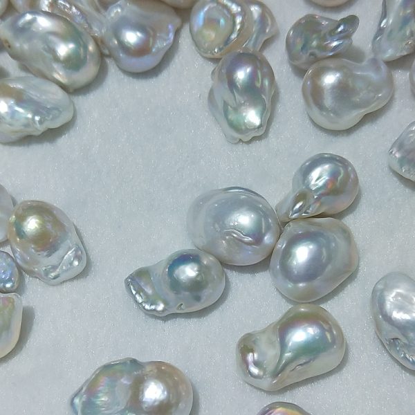 white baroque pearls