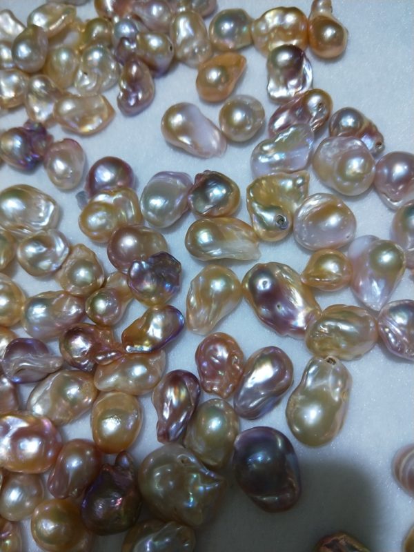 wholesale pink irregular pearls
