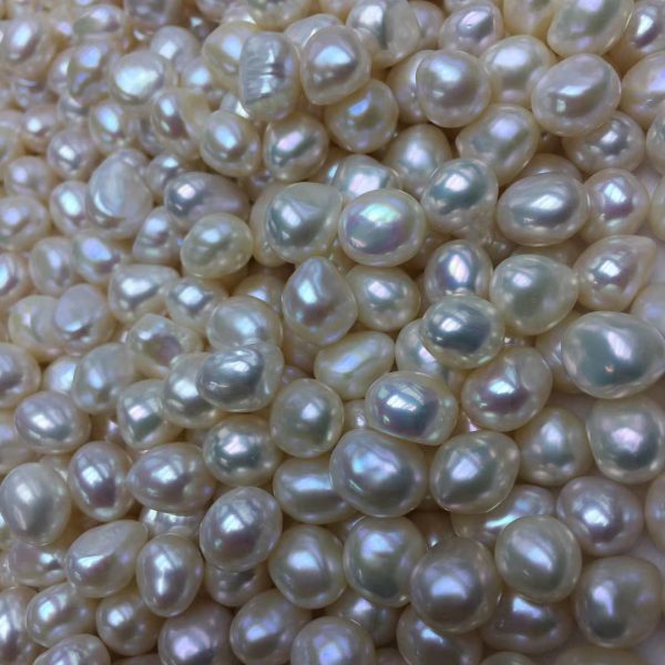 natural white loose cultured nugget pearl beads for wholesale, price sell at 10 pcs - Image 4