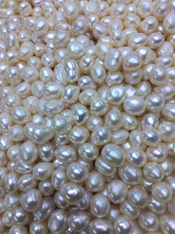 natural white loose cultured nugget pearl beads for wholesale, price sell at 10 pcs - Image 5