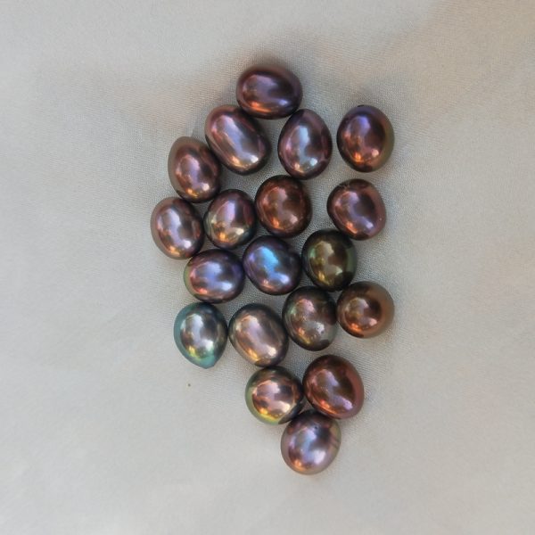 drop shape loose peacock pearls