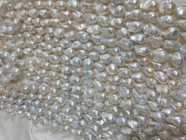 Ladies' Jewelry Sale: Small Baroque Pearl Necklace strands- Farmed pearls - Image 4