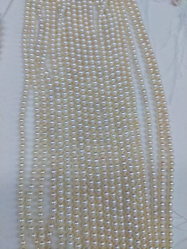 white freshwater pearl 5mm