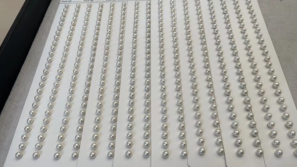 Top Grade Round Freshwater Pearl Matching Pair 6mm half drilled wholesale sell pair - Image 3