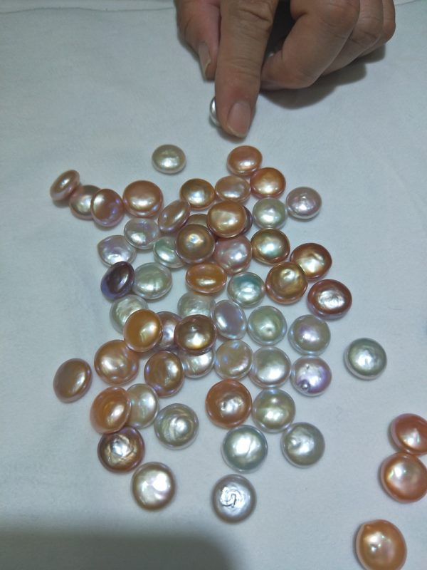 loose freshwater coin pearl beads
