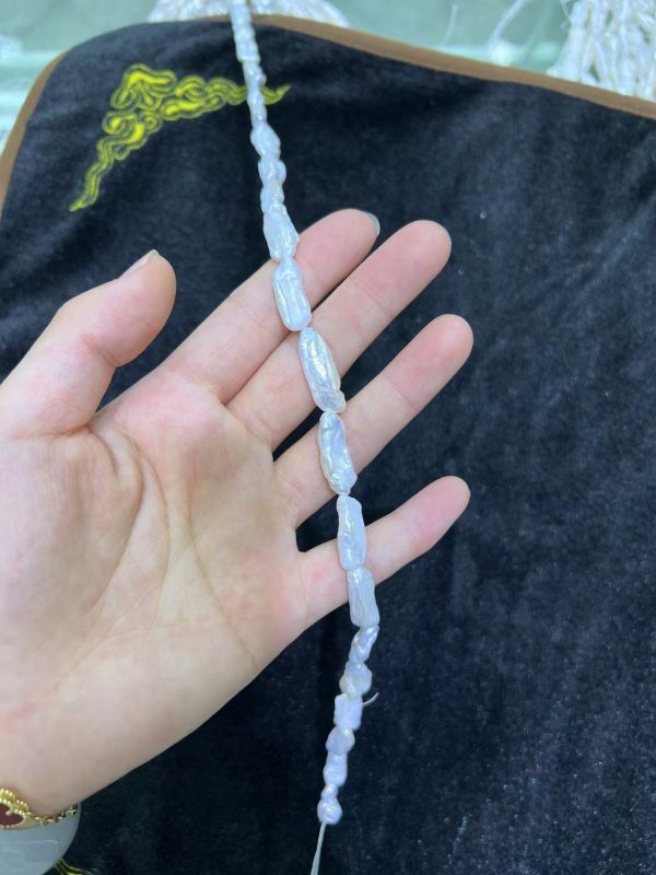 stick pearl necklace strands - Image 3