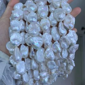 large white baroque pearls