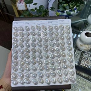 natural white fireball pearl pairs