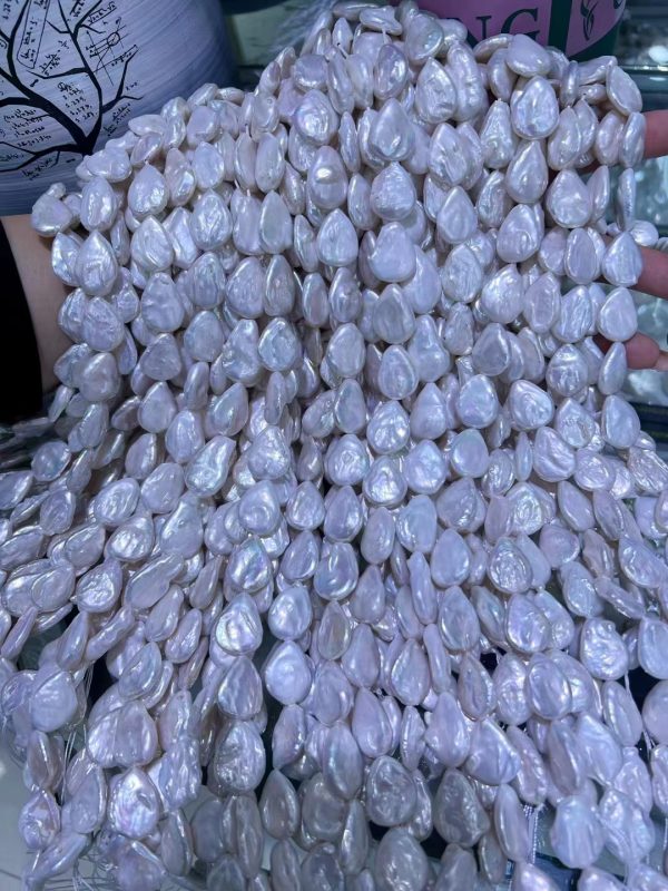 natural white cultured loose strands pearl