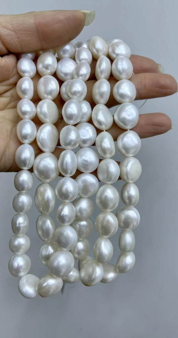 Freshwater White Pearl Baroque Choker Necklace