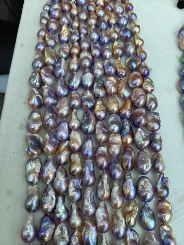 lavender baroque pearls