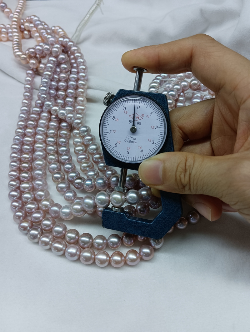 wholesale purple pearls round