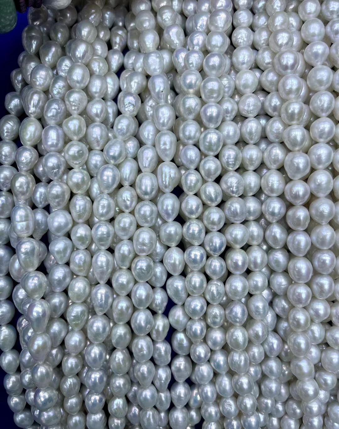 freshwater drop pearl strands