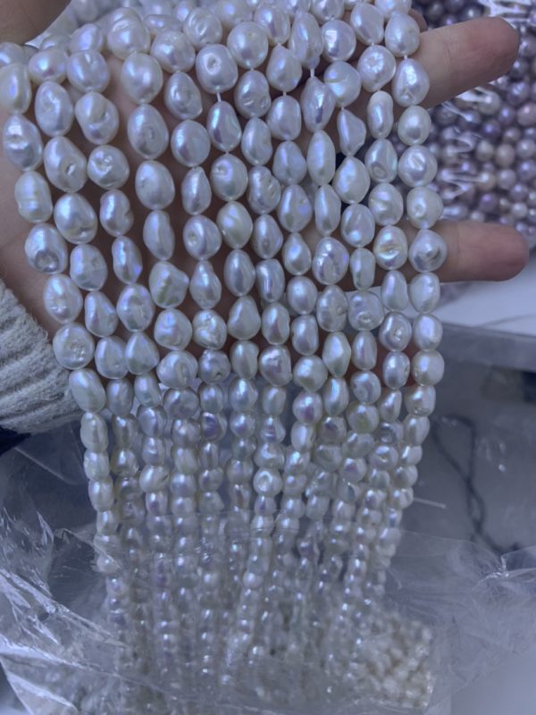 freshwater keshi pearls