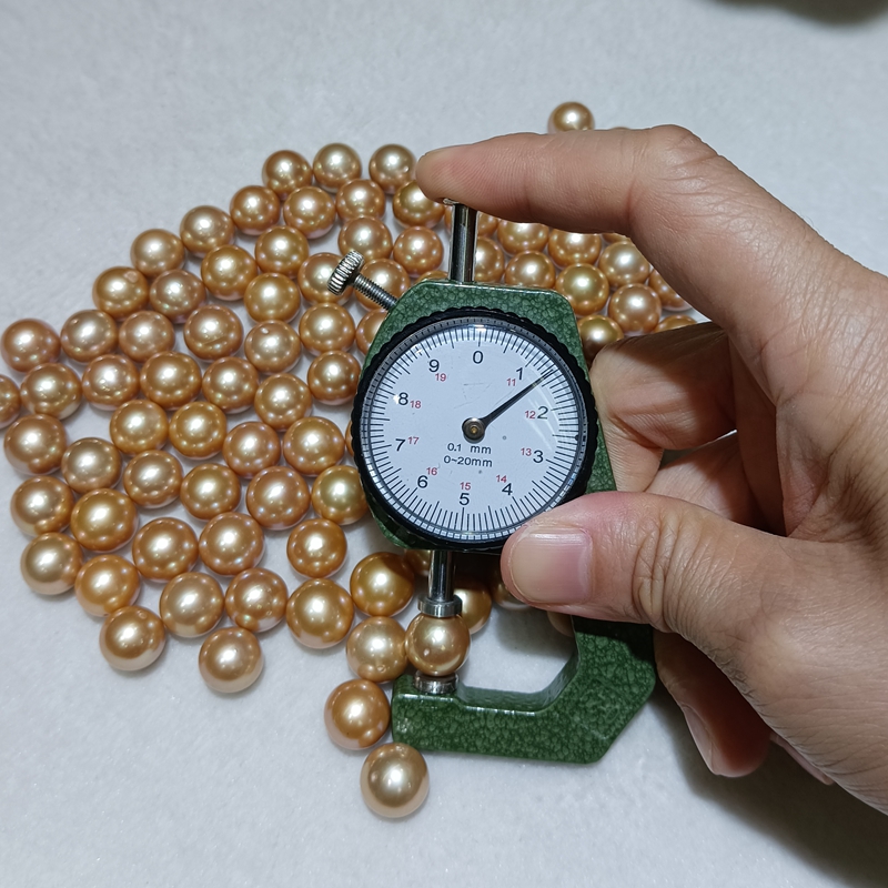 golden edison pearls