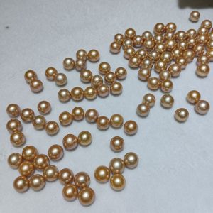 golden freshwater pearl beads