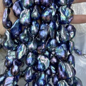 large peacock baroque pearls for jewelry making
