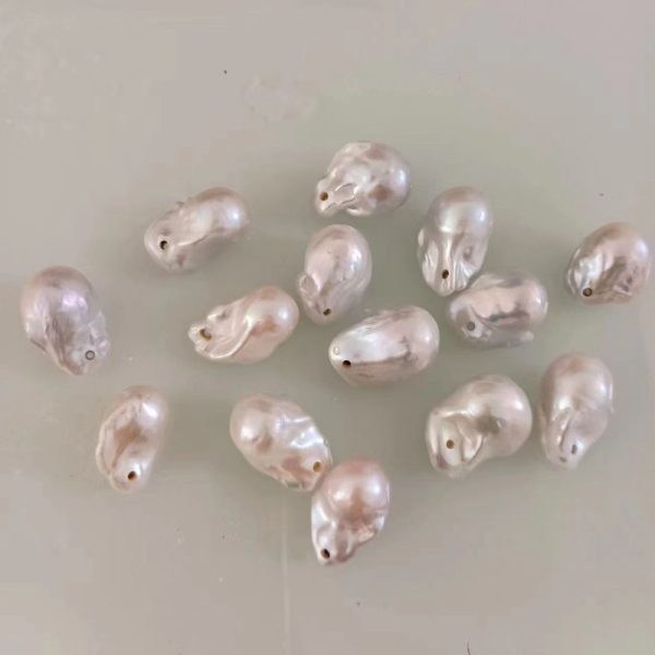 natural white 14x22mm baroque large hole pearls single large baroque pearls - Image 6