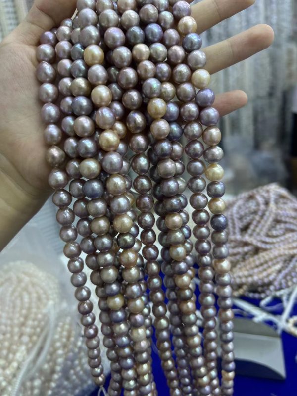 real pearls multicolor