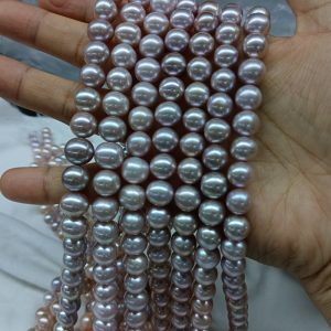 wholesale good quality purple pearl strands