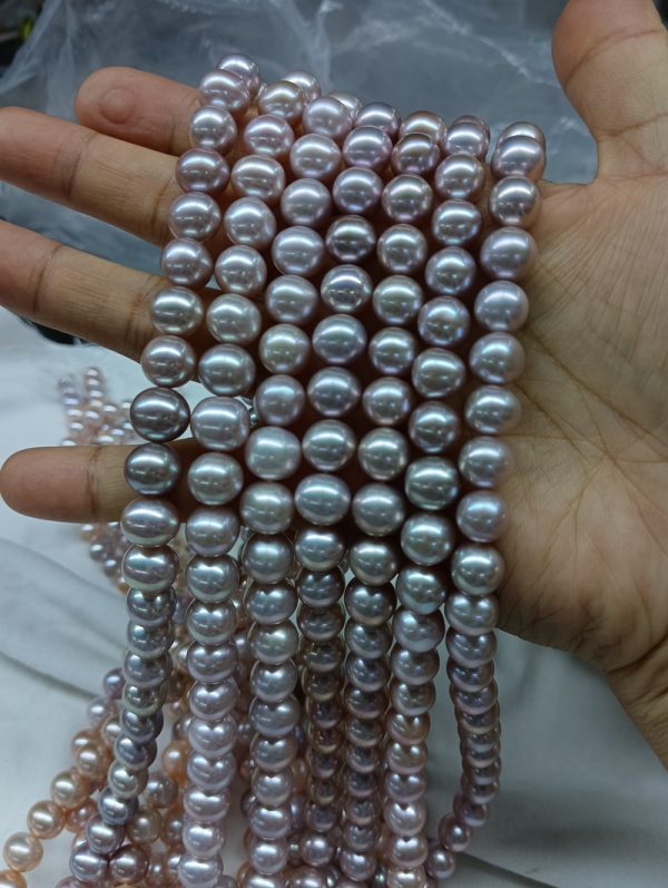 wholesale good quality purple pearl strands