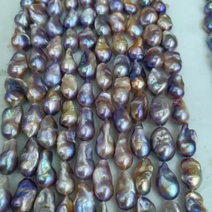 multi-colored freshwater pearl necklace