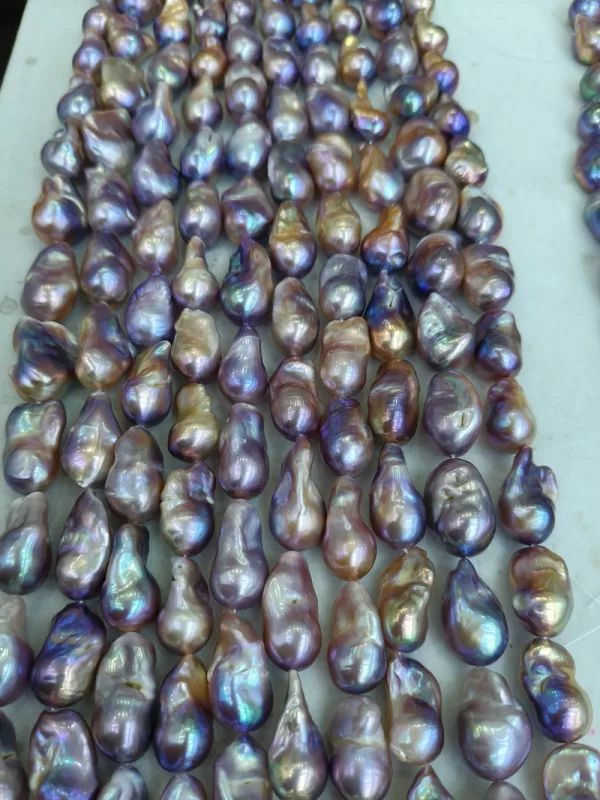 multi-colored freshwater pearl necklace