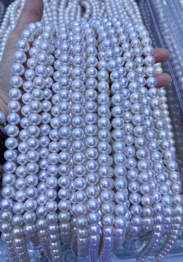 freshwater pearls round
