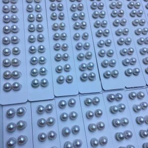 white round edison pearl pairs 10mm