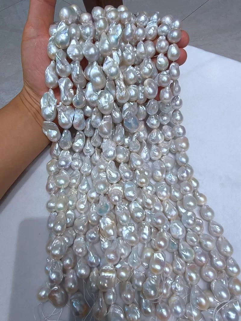 baroque pearl necklace strands
