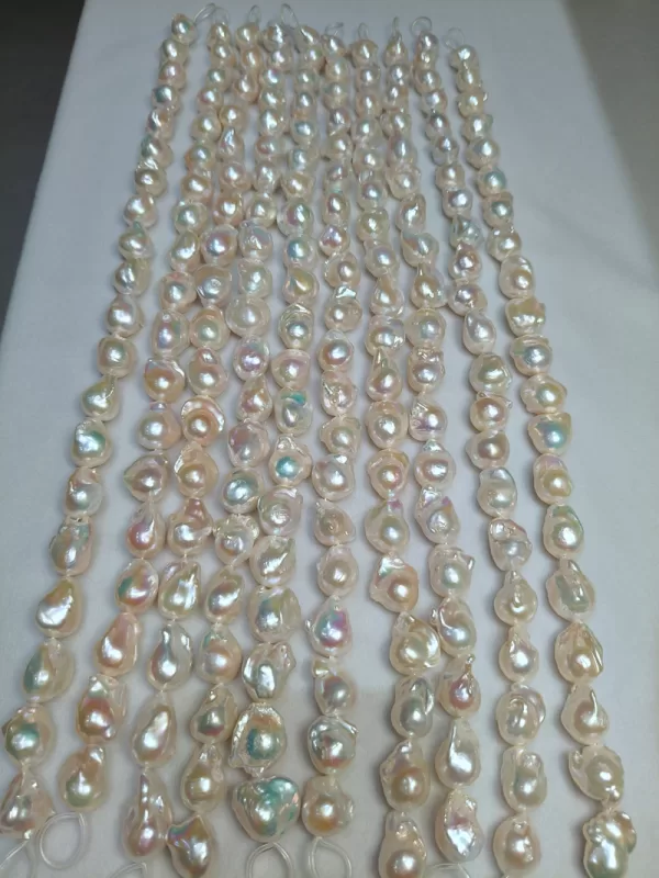 19-20pcs per strand beads baroque pearl strand wholesale - Image 3