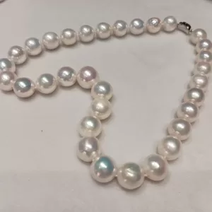 large round freshwater pearl choker necklace