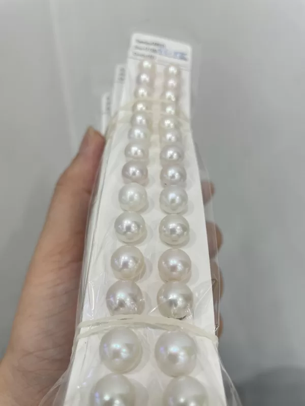 9mm freshwater pearl beads for stud earrings - Image 4