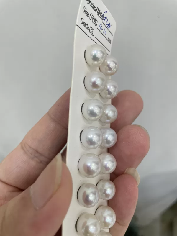 9mm freshwater pearl beads for stud earrings - Image 6