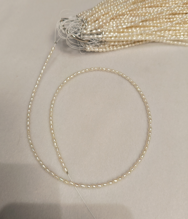 2mm Natural White Tiny Seed Freshwater Rice Pearl Beads – Genuine Rare Tiny Seed Pearls - Image 5