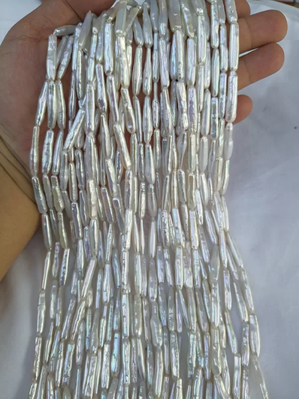 stick pearl strands freshwater cultured pearls - Image 3