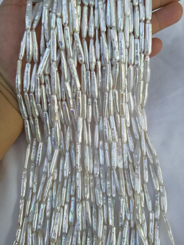 stick pearl strands freshwater cultured pearls